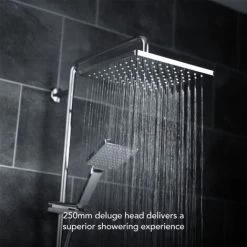 Mira Honesty ERD Mixer Shower Thermostatic Chrome 250mm Head Square 1.1901.002 9 Mira Honesty ERD Mixer Shower Thermostatic Chrome 250mm Head Square 1.1901.002 -Elegant Store 11099676 5