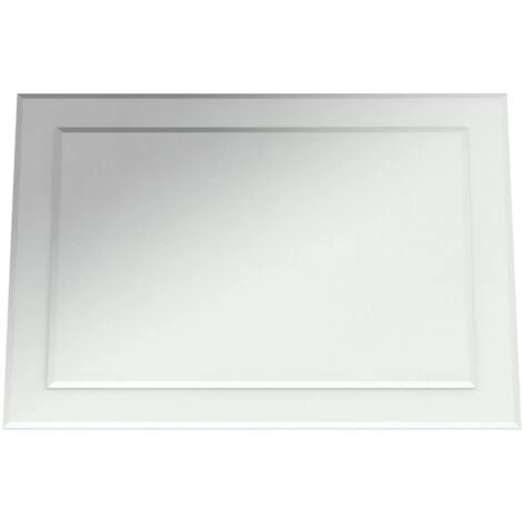 Bathroom Mirror Wall Mounted 650x900mm Rectangle Frameless Bevelled Edge Large 4 Bathroom Mirror Wall Mounted 650x900mm Rectangle Frameless Bevelled Edge Large - Image 4
