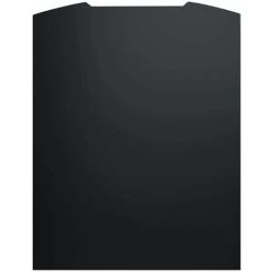 MyAppliances ART1170 Splashback Curved Black Steel 90cm