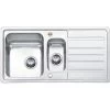 Bristan Index Easyfit 1.5 Bowl Universal Kitchen Sink 970mm L X 500mm W - Stainless Steel
