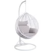 Yaheetech Rattan Swing Patio Garden Weave Hanging Egg Chair W/Cushion& Cover In Or Outdoor