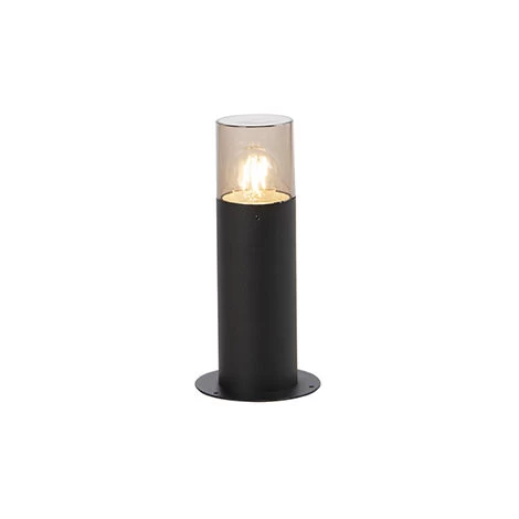 Modern Standing Outdoor Lamp 30 Cm Black - Odense 1 Modern Standing Outdoor Lamp 30 Cm Black - Odense