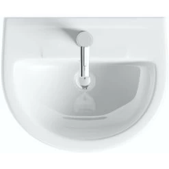 Orchard Eden 1 Tap Hole Full Pedestal Basin 550mm 9 Orchard Eden 1 Tap Hole Full Pedestal Basin 550mm -Elegant Store 19279355 5