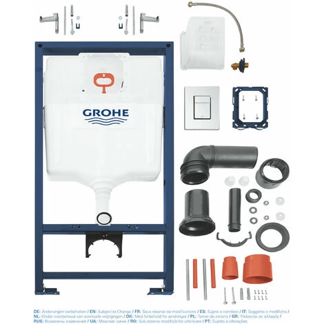GROHE Rapid SL 1.13m 3 In 1 Set Concealed Cistern Frame Wall Hung 38772001 2 GROHE Rapid SL 1.13m 3 In 1 Set Concealed Cistern Frame Wall Hung 38772001 - Image 2