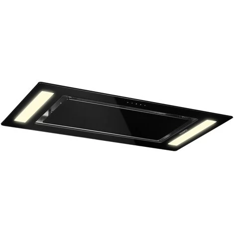Klarstein Remy Ceiling Hood 90 Cm 619 M³/h 230W 3 Levels Remote Control 1 Klarstein Remy Ceiling Hood 90 Cm 619 M³/h 230W 3 Levels Remote Control