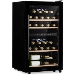 Klarstein Barossa 34 Duo Wine Refrigerator 34 Bottles 80 Litres 2 Zones Touch Control