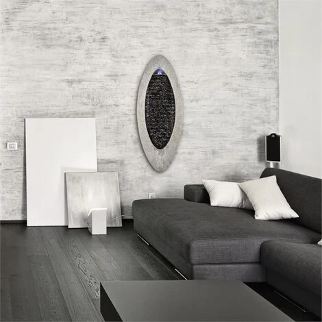 Blumfeldt Gavarnie Wall Fountain LED 37.5x89.5x9 Cm Oval 6W Pump IP 67 2 Blumfeldt Gavarnie Wall Fountain LED 37.5x89.5x9 Cm Oval 6W Pump IP 67 - Image 2