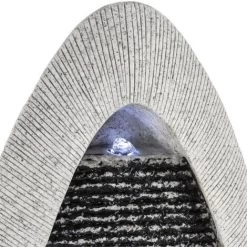 Blumfeldt Gavarnie Wall Fountain LED 37.5x89.5x9 Cm Oval 6W Pump IP 67 9 Blumfeldt Gavarnie Wall Fountain LED 37.5x89.5x9 Cm Oval 6W Pump IP 67 -Elegant Store 23507076 5