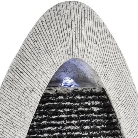 Blumfeldt Gavarnie Wall Fountain LED 37.5x89.5x9 Cm Oval 6W Pump IP 67 5 Blumfeldt Gavarnie Wall Fountain LED 37.5x89.5x9 Cm Oval 6W Pump IP 67 - Image 5