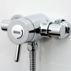 Bristan Traditional Exposed Thermostatic Mixer Lever Shower Valve 110mm 155mm 9 Bristan Traditional Exposed Thermostatic Mixer Lever Shower Valve 110mm 155mm -Elegant Store 28374869 5