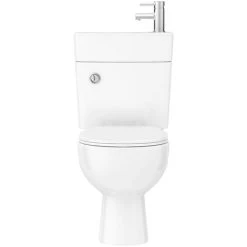 2 In 1 Compact Basin And Close Couple Toilet Combo Space Saver -Elegant Store 28610160 5