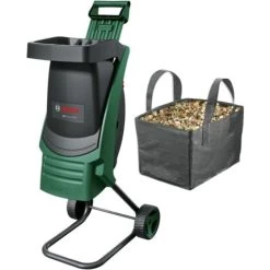 Bosch AXT Rapid 2200 Razor Sharp Garden Shredder + Collection Bag & Cover