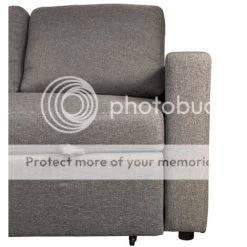 Reegan L Shaped Corner Sofa Bed In Grey, With Hidden Storage And Reversible Chaise. -Elegant Store 29016679 4