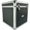 Oypla 100 X 12 LP Vinyl Record Box Hard DJ Flight Case Aluminium - Black