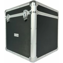 Oypla 100 X 12 LP Vinyl Record Box Hard DJ Flight Case Aluminium - Black -Elegant Store 30355139 5