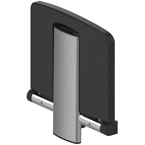 AKW Onyx Fold Up Shower Seat With Adjustable Leg - Black 3 AKW Onyx Fold Up Shower Seat With Adjustable Leg - Black - Image 3