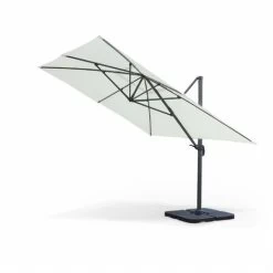 Rectangular Cantilever Parasol, 3x4m - Saint Jean De Luz - Off-white -Elegant Store 3557092 5