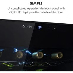 Klarstein Barolo 28 Uno, Wine Cooler, 70 Litres, 11-18 ° C, SingleZone -Elegant Store 35647096 4