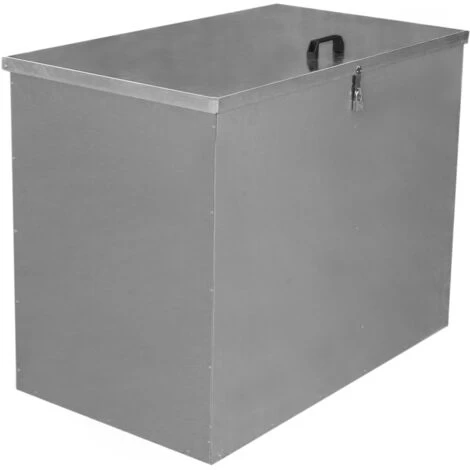 Large Storage Feed Bins 64L Galvanised Metal Waterproof Rodent 1 Large Storage Feed Bins 64L Galvanised Metal Waterproof Rodent