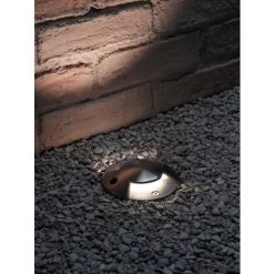 Elegant Store 37 Auraglow Deep Recessed IP67 Outdoor Deck Light - Anti-Dazzle - Fitting Only - 4 Pack