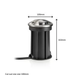 Auraglow Deep Recessed IP67 Outdoor Deck Light - Anti-Dazzle - Fitting Only - 4 Pack -Elegant Store 37659450 5