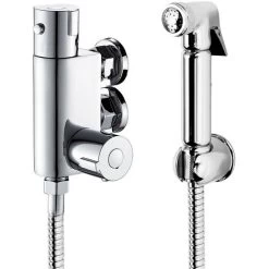 Acezanble Thermostatic Mixer Shower Bidets Toilet Valve Hand Held Douche Kit Muslim Spray