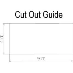Sauber Kitchen Sink 1.5 Bowl LH Drainer Black Glass Stainless Steel Inset Waste 9 Sauber Kitchen Sink 1.5 Bowl LH Drainer Black Glass Stainless Steel Inset Waste -Elegant Store 46530768 5