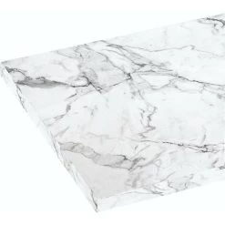 Reeves Newbury White Marble Laminate Worktop 353 X 1500mm