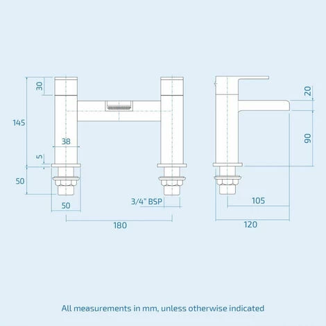 Black Matt Basin Sink Bathroom Luxury Waterfall & Bath Filler Tap Set 5 Black Matt Basin Sink Bathroom Luxury Waterfall & Bath Filler Tap Set - Image 5