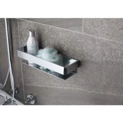 Swiss Aqua Technologies Shower Basket 30 Cm In Solid Brass, Chrome (SATDPOL30CH) -Elegant Store 55674036 4