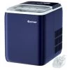 2.6L Portable Ice Machine W/ Ice Yield 20kg Per Day 8.5 Mins Per Cycle Self-Cleaning Home Bar Office Blue