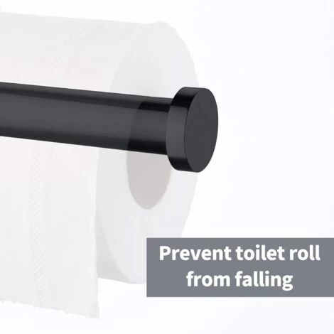 Black Towel And Toilet Roll Holder Set Bathroom Accessory Set 4 Piece Toilet Roll Holder And Towel Ring And Hook SUS304 Stainless Steel Wall Mounted 5 Black Towel And Toilet Roll Holder Set Bathroom Accessory Set 4 Piece Toilet Roll Holder And Towel Ring And Hook SUS304 Stainless Steel Wall Mounted - Image 5