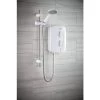 Redring Vital 9.5kw Electric Shower With Push Button White And Chrome