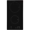 SIA INDH30BL 30cm Black Domino 2 Zone Touch Control Electric Induction Hob