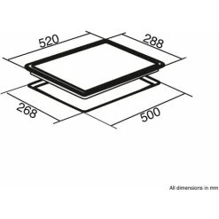 SIA INDH30BL 30cm Black Domino 2 Zone Touch Control Electric Induction Hob -Elegant Store 65334602 4