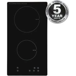 SIA INDH30BL 30cm Black Domino 2 Zone Touch Control Electric Induction Hob -Elegant Store 65334602 5