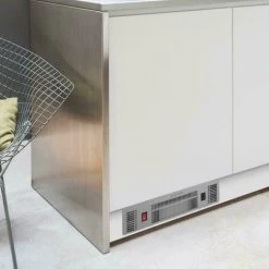 SIA PLH1 2kW Stainless Steel Slimline Electric Kitchen Plinth Heater -Elegant Store 65334793 3