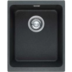 Single Bowl Undermount Kitchen Sink Matte Black - Franke KBG 110-34 MB