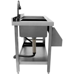 Cocktail Bar Station Stainless Steel 90L Insulated Ice Well -Elegant Store 65370962 5