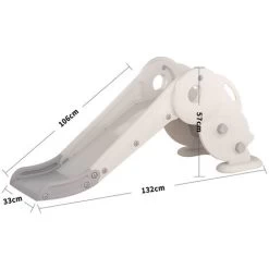 Livingandhome Grey Removable Toddler Crawl Slide 9 Livingandhome Grey Removable Toddler Crawl Slide -Elegant Store 66134267 5