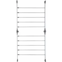 BLACK+DECKER BXLB0001GB Extendable Over Bath Airer, Grey Colour, Adjustable Rotation, 10 Drying Bars With 5.6m Total Drying Space, Folds For Compact Storage 7 BLACK+DECKER BXLB0001GB Extendable Over Bath Airer, Grey Colour, Adjustable Rotation, 10 Drying Bars With 5.6m Total Drying Space, Folds For Compact Storage -Elegant Store 67312590 3