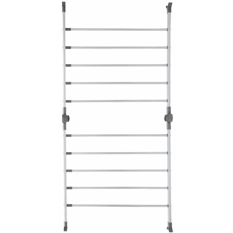 BLACK+DECKER BXLB0001GB Extendable Over Bath Airer, Grey Colour, Adjustable Rotation, 10 Drying Bars With 5.6m Total Drying Space, Folds For Compact Storage 3 BLACK+DECKER BXLB0001GB Extendable Over Bath Airer, Grey Colour, Adjustable Rotation, 10 Drying Bars With 5.6m Total Drying Space, Folds For Compact Storage - Image 3