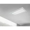 ViandPro - Aria Flush Fit Ceiling Hood 90 X 30 Black - White Glass / White Frame