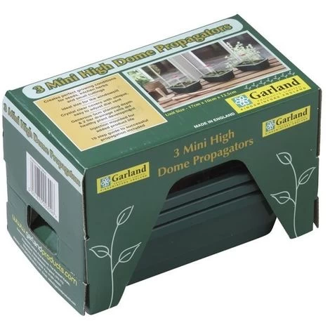 Garland Mini High Dome Propagator - Pack Of 3 2 Garland Mini High Dome Propagator - Pack Of 3 - Image 2