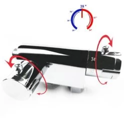 Sky Thermostatic Mixer Bidets Toilet Valve Hand Held Douche Kit Muslim Spray Shower -Elegant Store 75185129 4