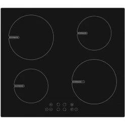 60cm Induction Hob, 4 Zone With Boost & Child Lock - White Knight DAWKHBII60-P