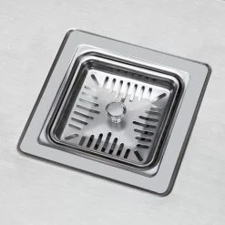Sauber 1.5 Bowl Square Inset Stainless Steel Kitchen Sink Right Hand Drainer -Elegant Store 79701161 3