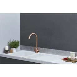 Liquida AR15WH 1.5 Bowl Composite Inset Reversible White Kitchen Sink -Elegant Store 81167253 3