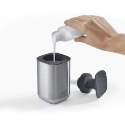 Joseph Joseph Extend Expandable Drainer With Draining Spout + Stainless Steel Liquid Soap Dispenser (85189) -Elegant Store 81977880 3