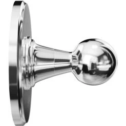 Windsor. Windsor 1930 Traditional Polished Chrome Wall Mounted Robe Hook -Elegant Store 82739782 4